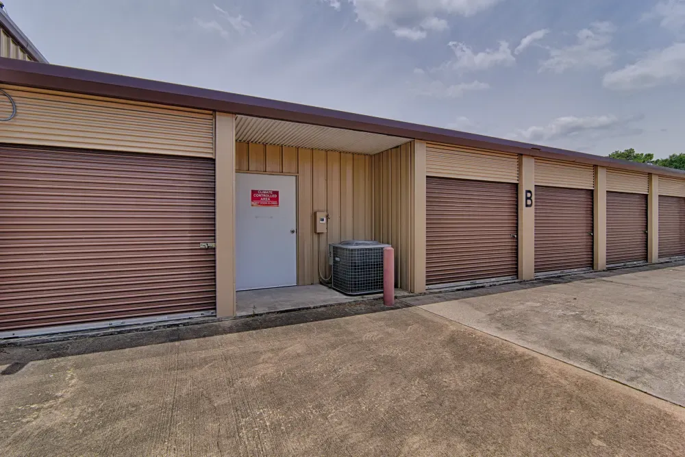 Outdoor storage with drive-up access at Lakewood Mini Storage.