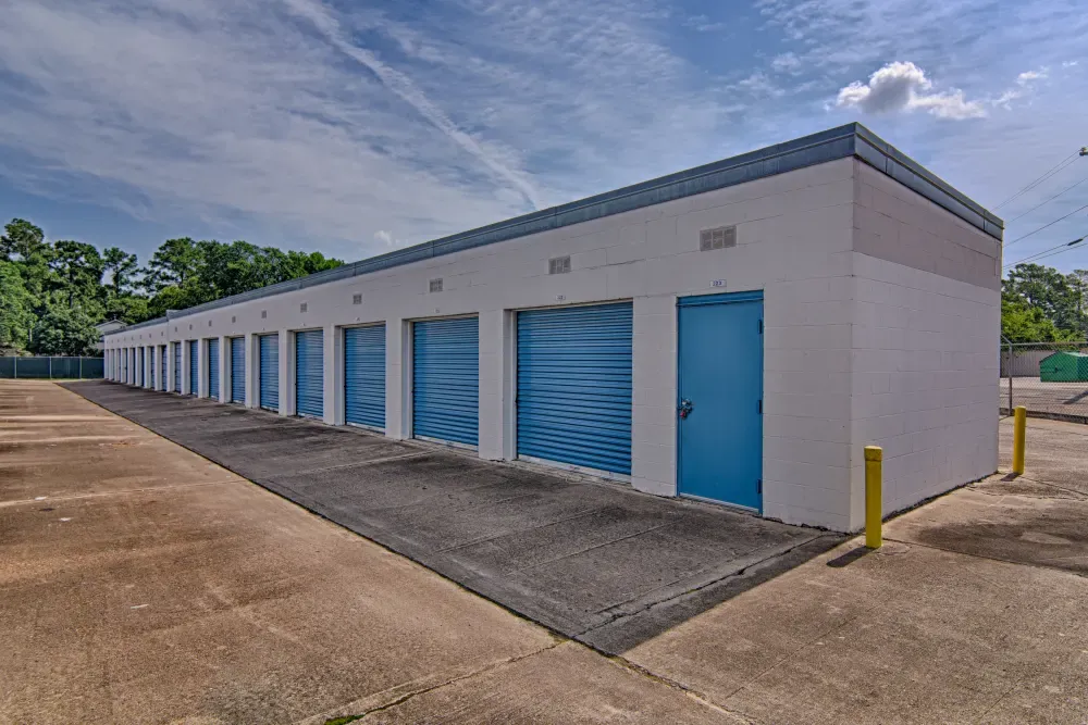 Outdoor storage with drive-up access at Rummel Creek Mini Storage.