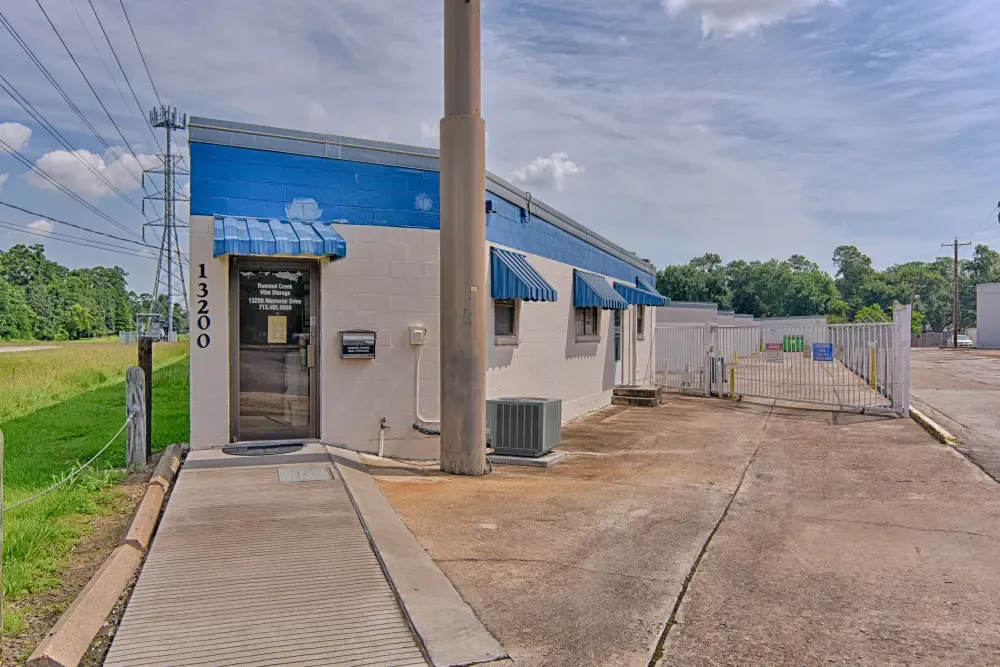 Rummel Creek Mini Storage security area.