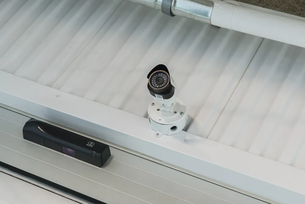 Security camera at ATX Self Storage.