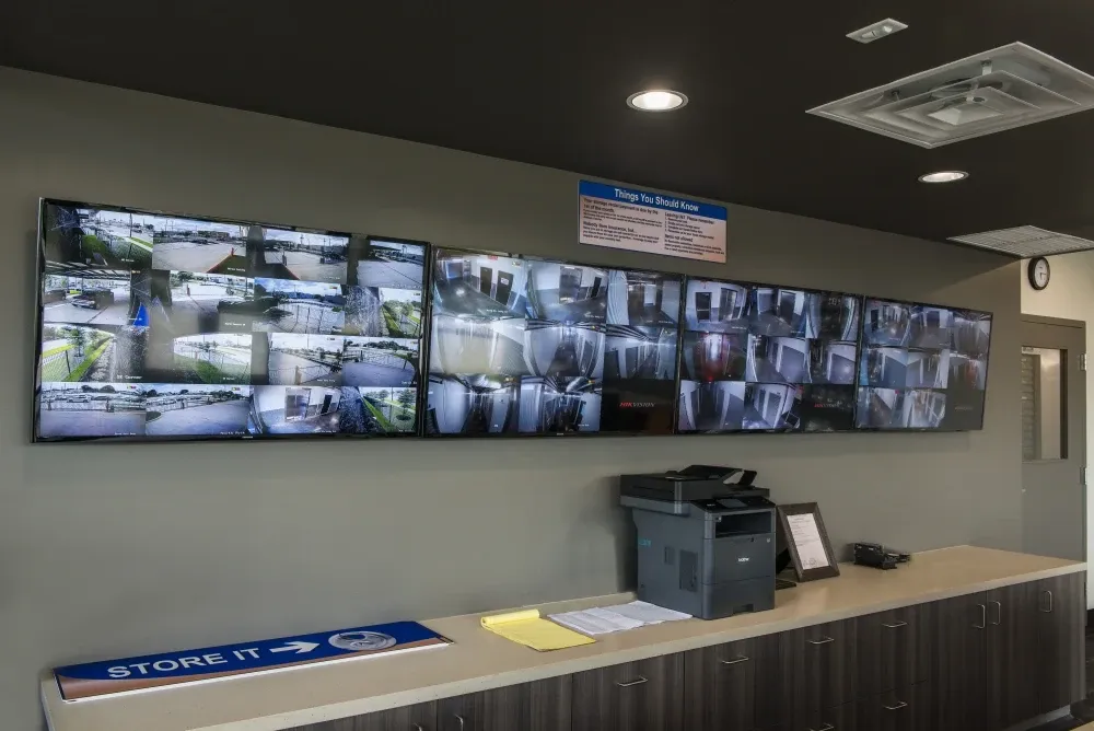 Surveillance system at EaDo Storage facility.