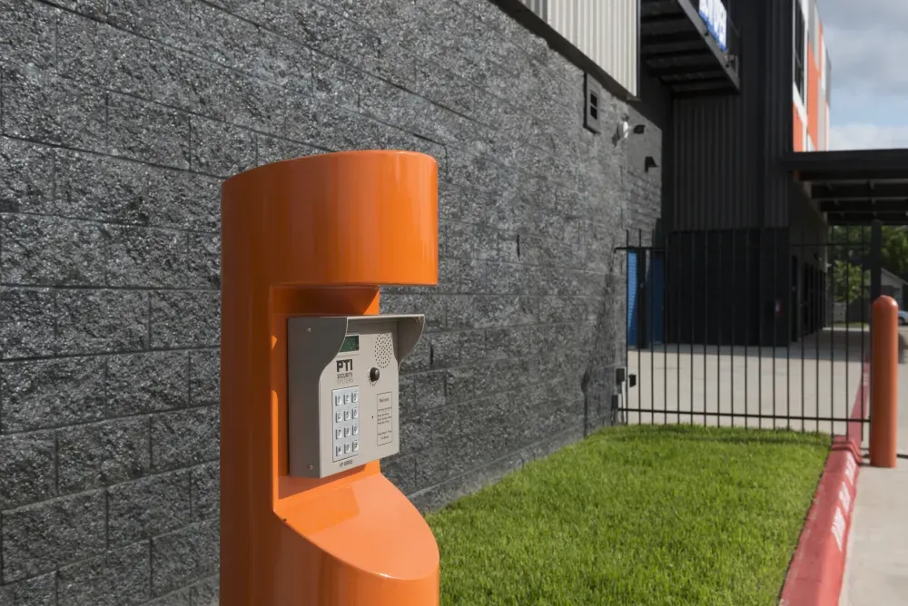Keypad access at EaDo Storage.