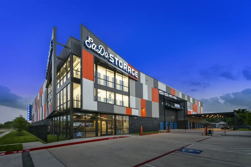 Exterior of EaDo Storage facility.