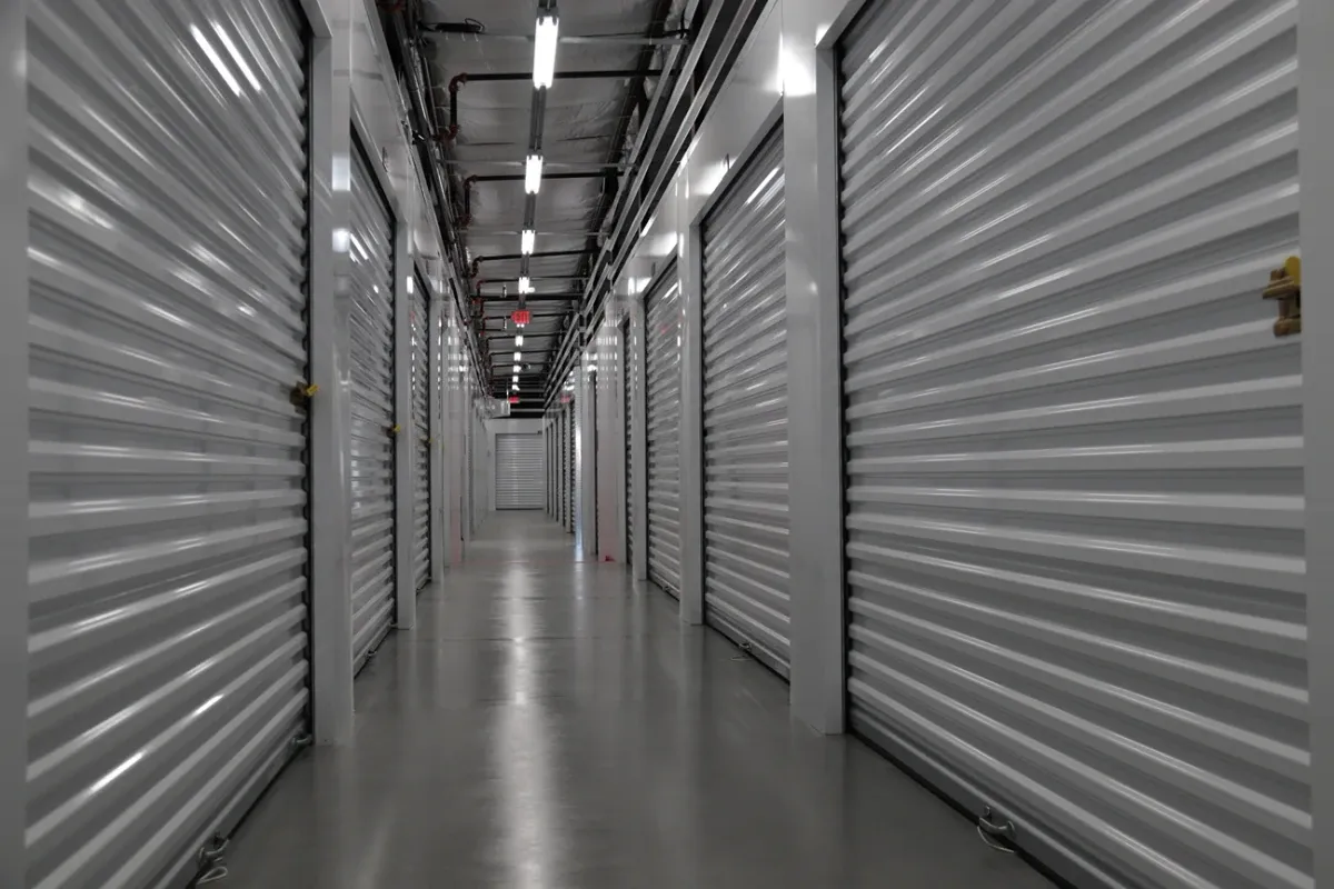 Interior storage units at the Dripping Springs storage facility
