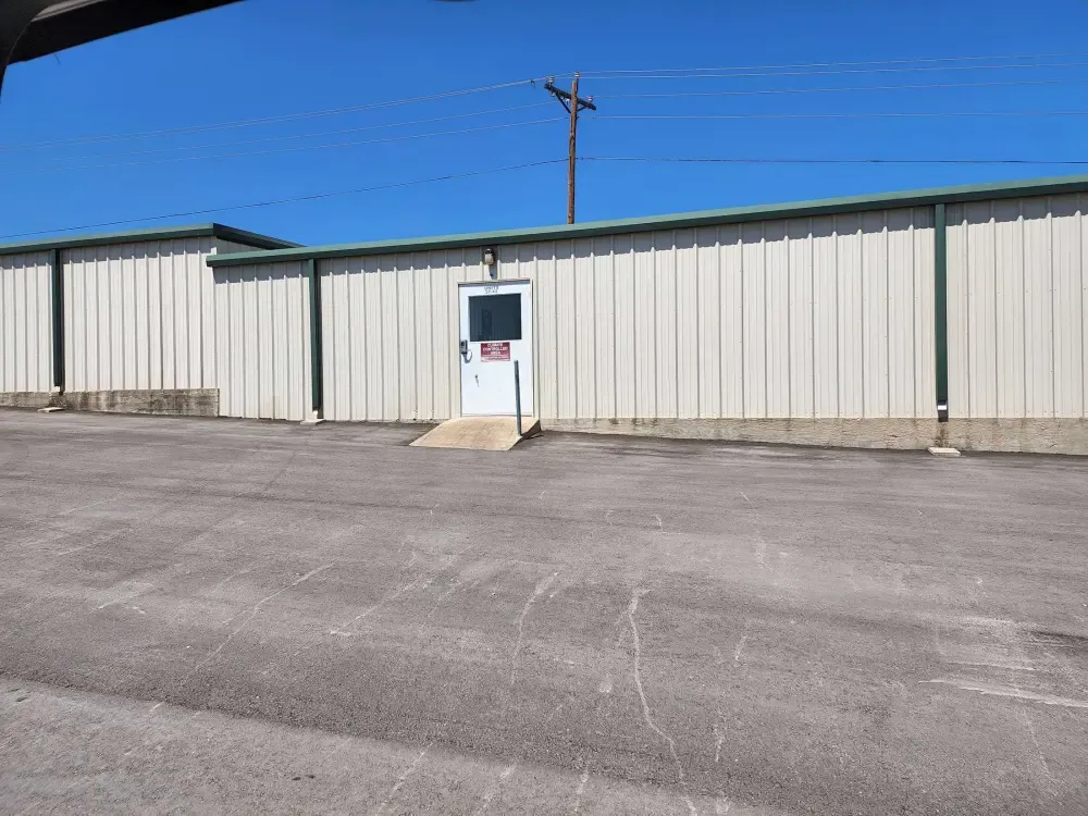 Entrance to climate-controlled storage at Lake Area Storage.