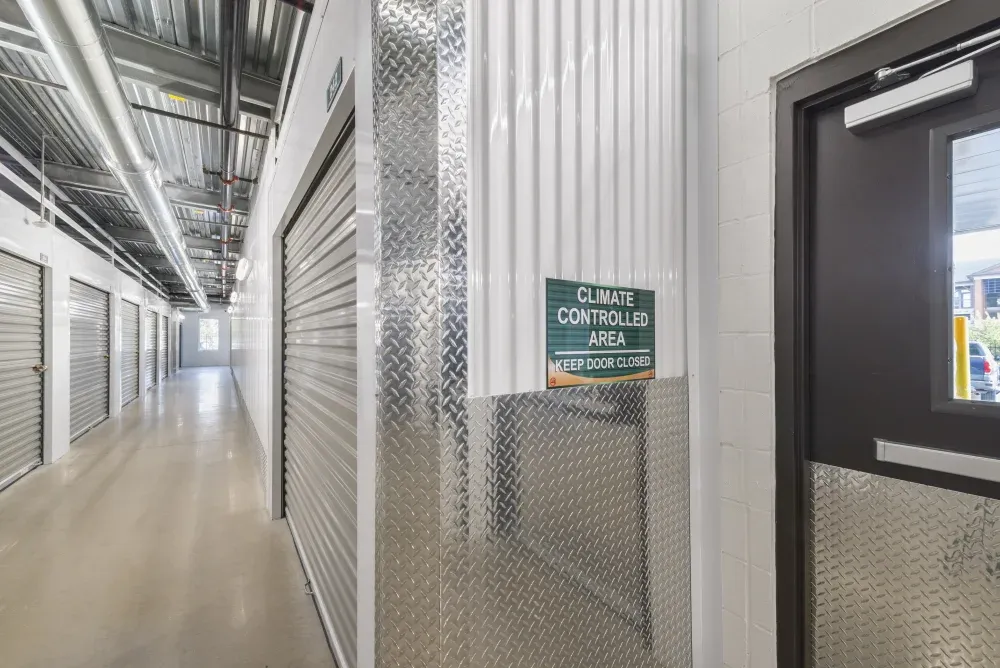 Climate-controlled area at Lakeline Storage facility.