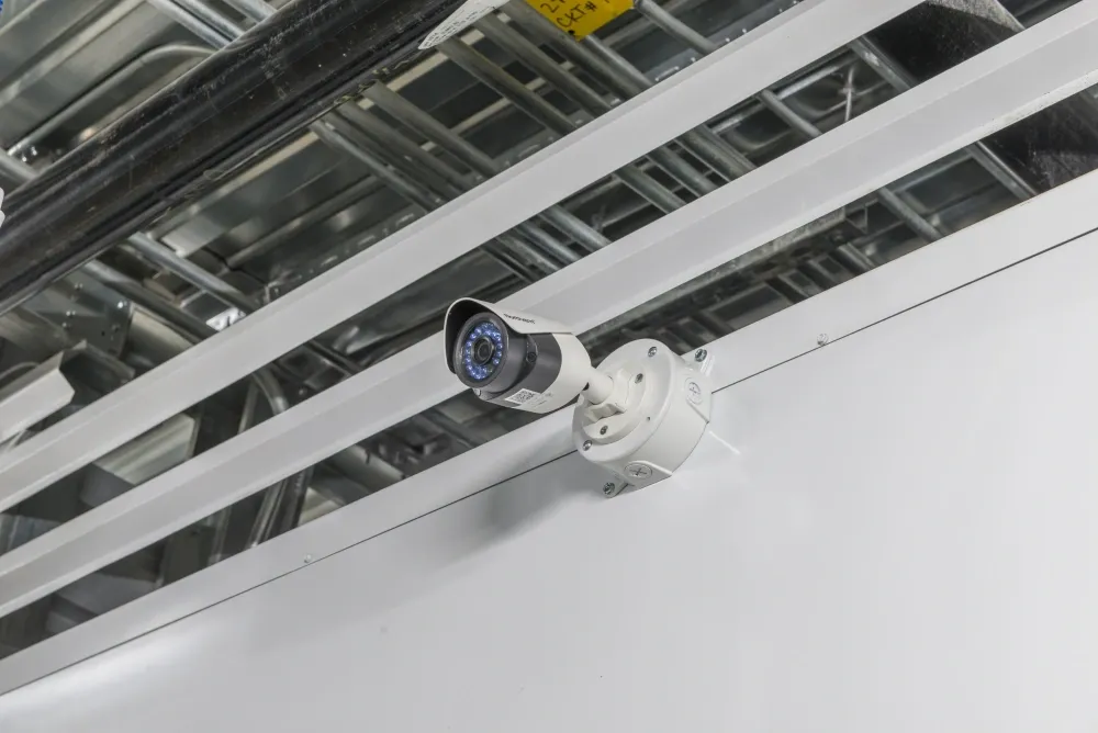 Security camera at Lakeline Storage facility.