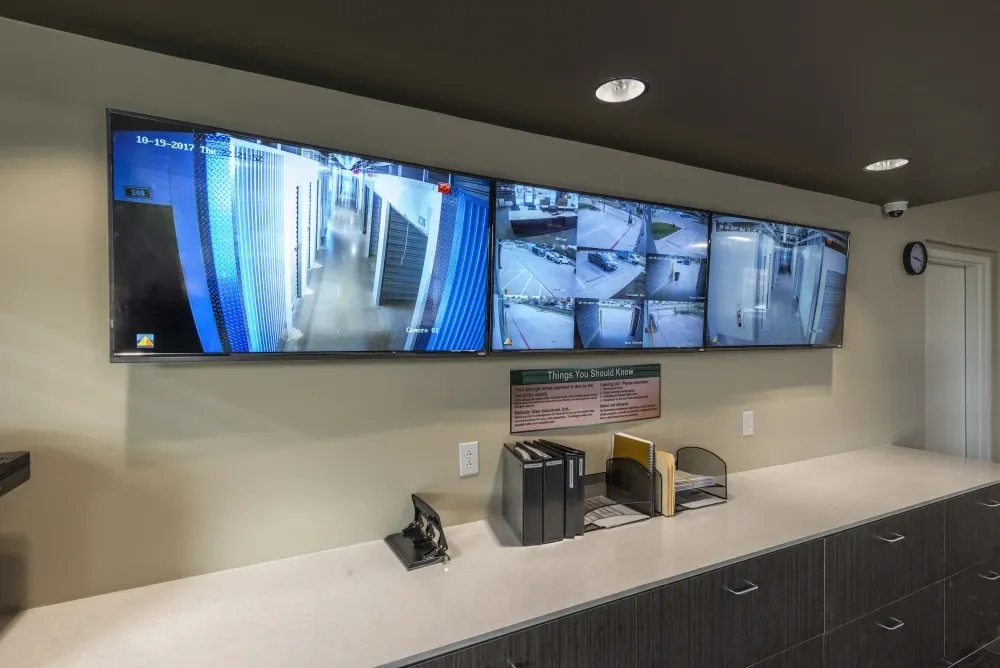 Surveillance system at Lakeline Storage facility.