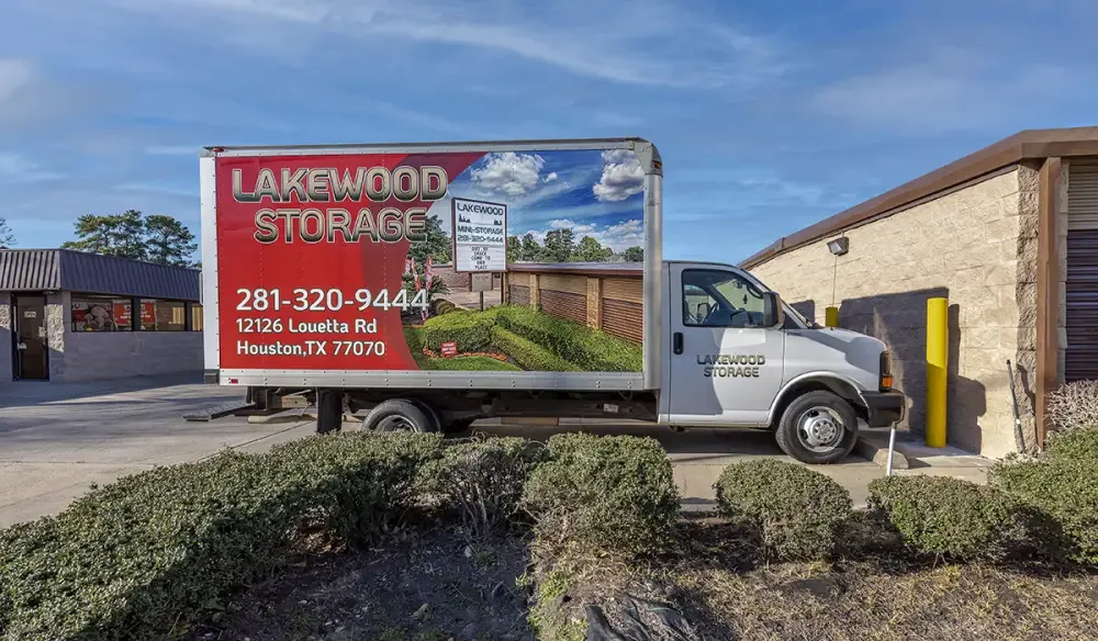 Lakewood Storage moving truck.