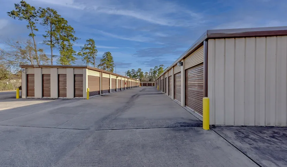 Outdoor storage at Lakewood Storage.