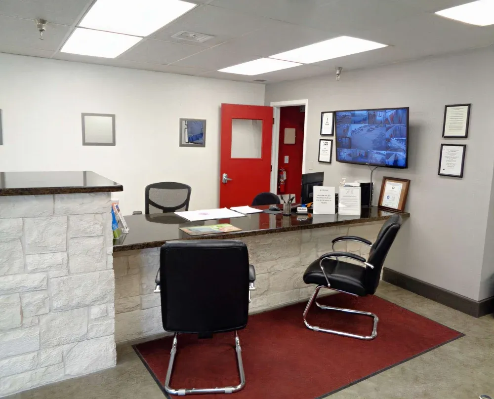 Lock-N-Roll Storage facility front office.