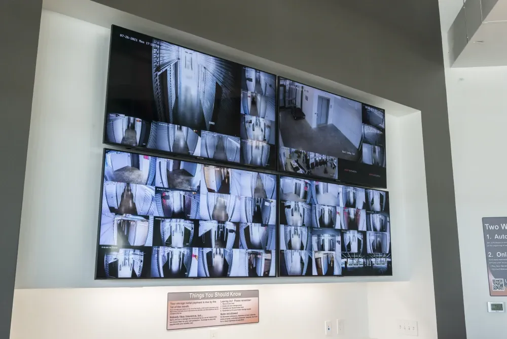 Surveillance system at Memorial Drive Storage.