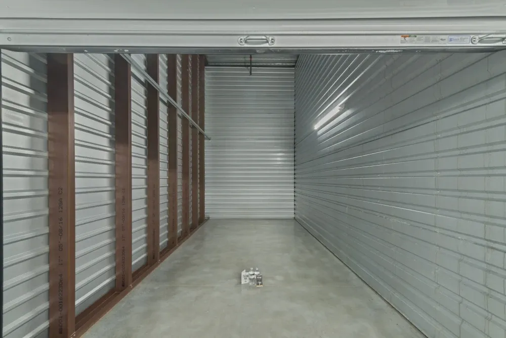 Opened indoor storage at Memorial Drive Storage.