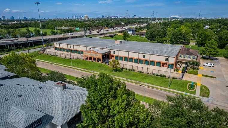 Aerial view at the Meyer Park Storage Center