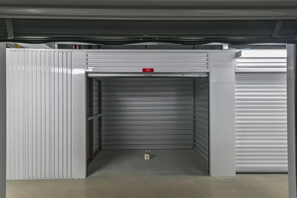 large interior unit at the Willow Forest storage facility