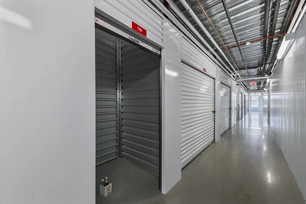 interior storage unit at the Willow Forest storage facility