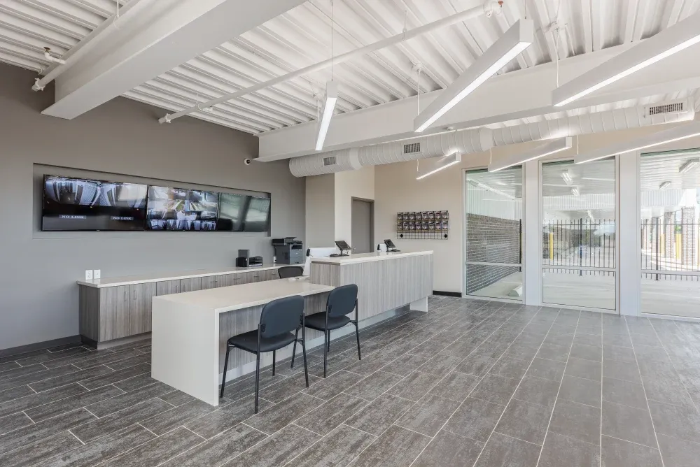Northgate Storage front office lobby area.
