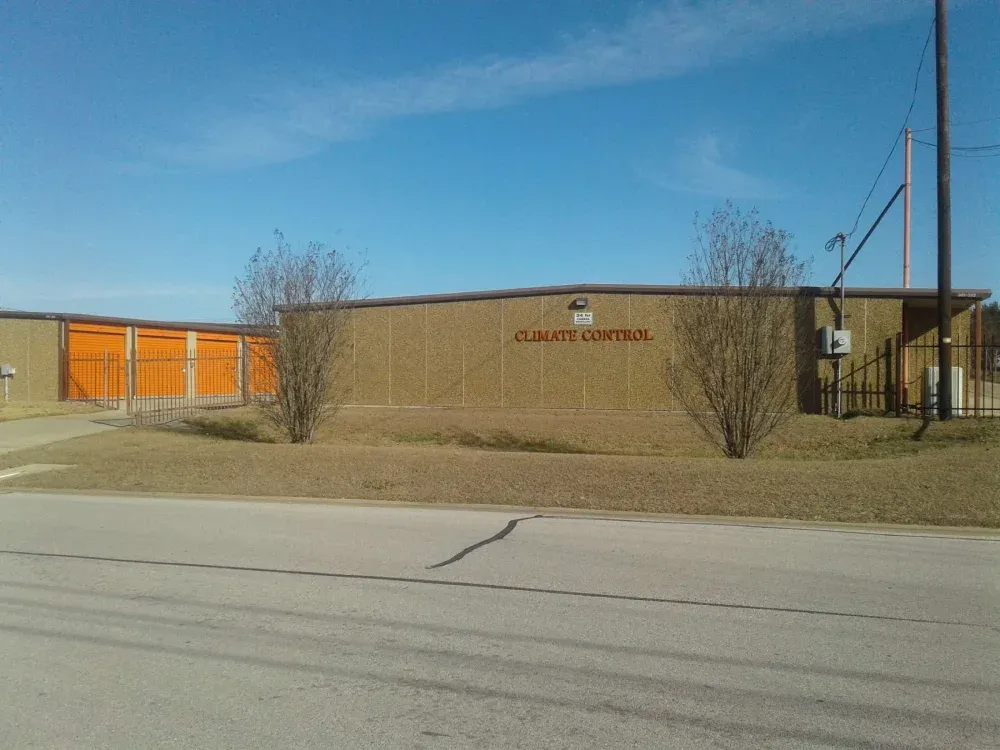 Self-storage facility near the main road at Northwest Hills Self Storage.