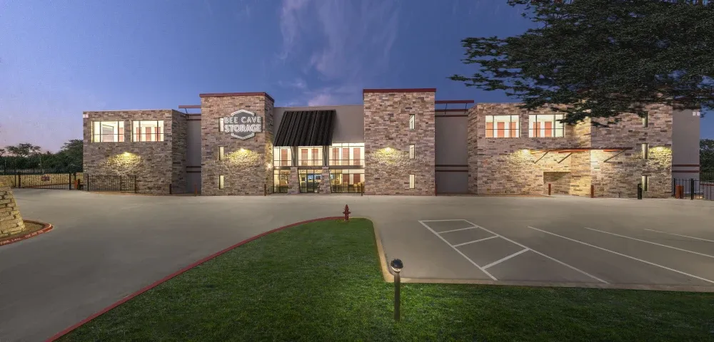 Exterior of Bee Cave Storage facility.