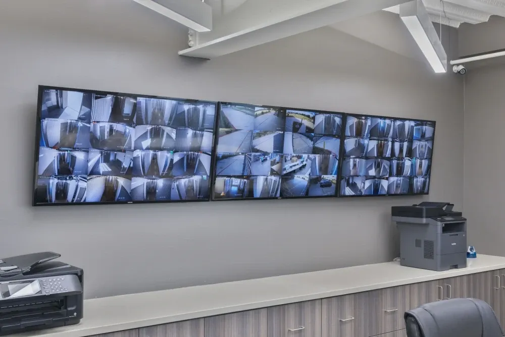 Surveillance system at Southlake Storage.