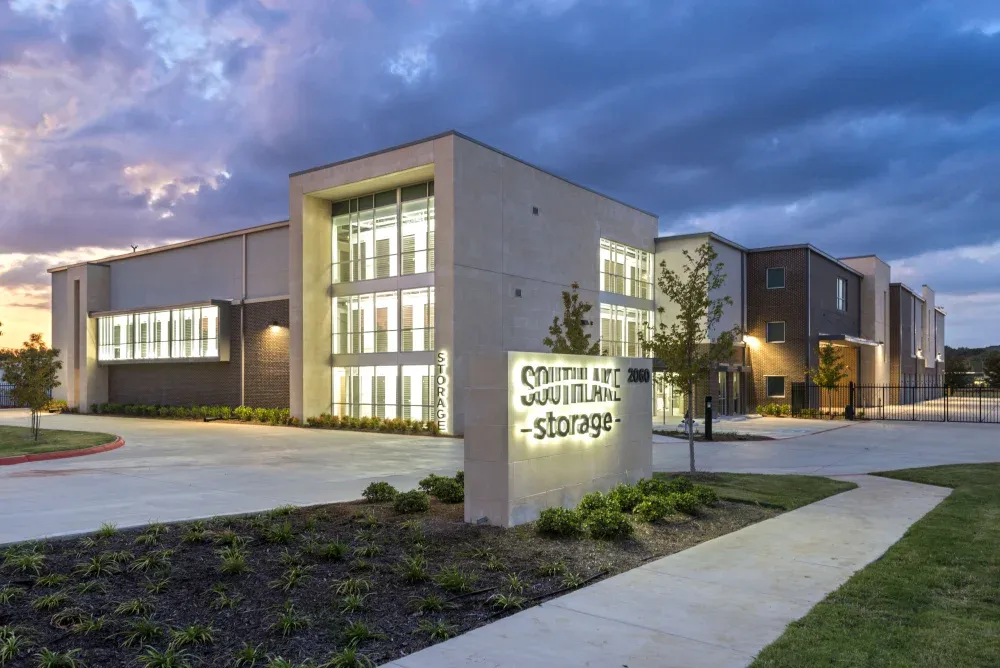 Southlake Storage facility exterior.