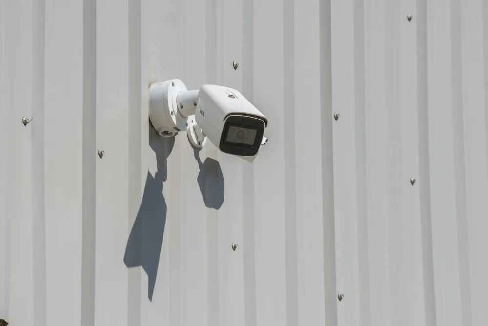Security camera at Valley Ranch Storage facility.