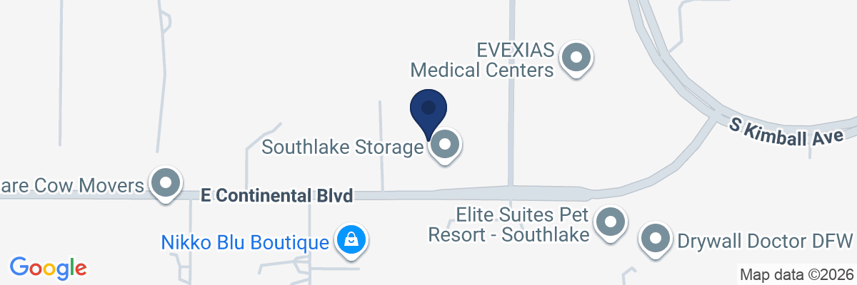 Map showing facility locations