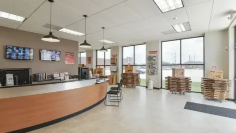 Lobby area at Klein Krimmel Storage facility.