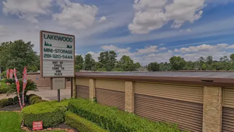 Lakewood Mini Storage facility and signage.