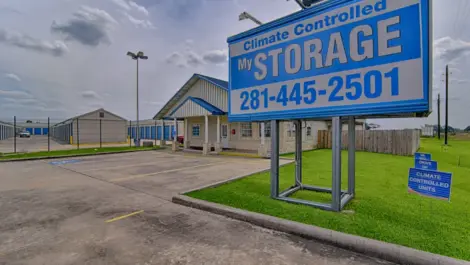 Climate-controlled signage at My Storage.