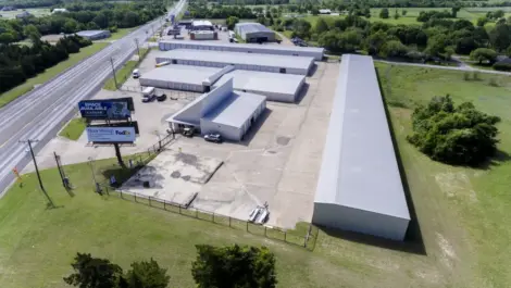 Skyview of AAA Self Storage.