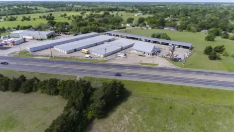 Skyview of AAA Self Storage.