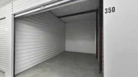 Interior view of indoor, climate-controlled storage unit at AAA Self Storage.