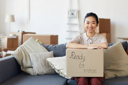 Student Getting Ready To Move